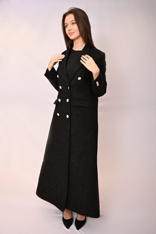 عباية بليزر شانيل ملكية بأزرار من الحجر الفاخر